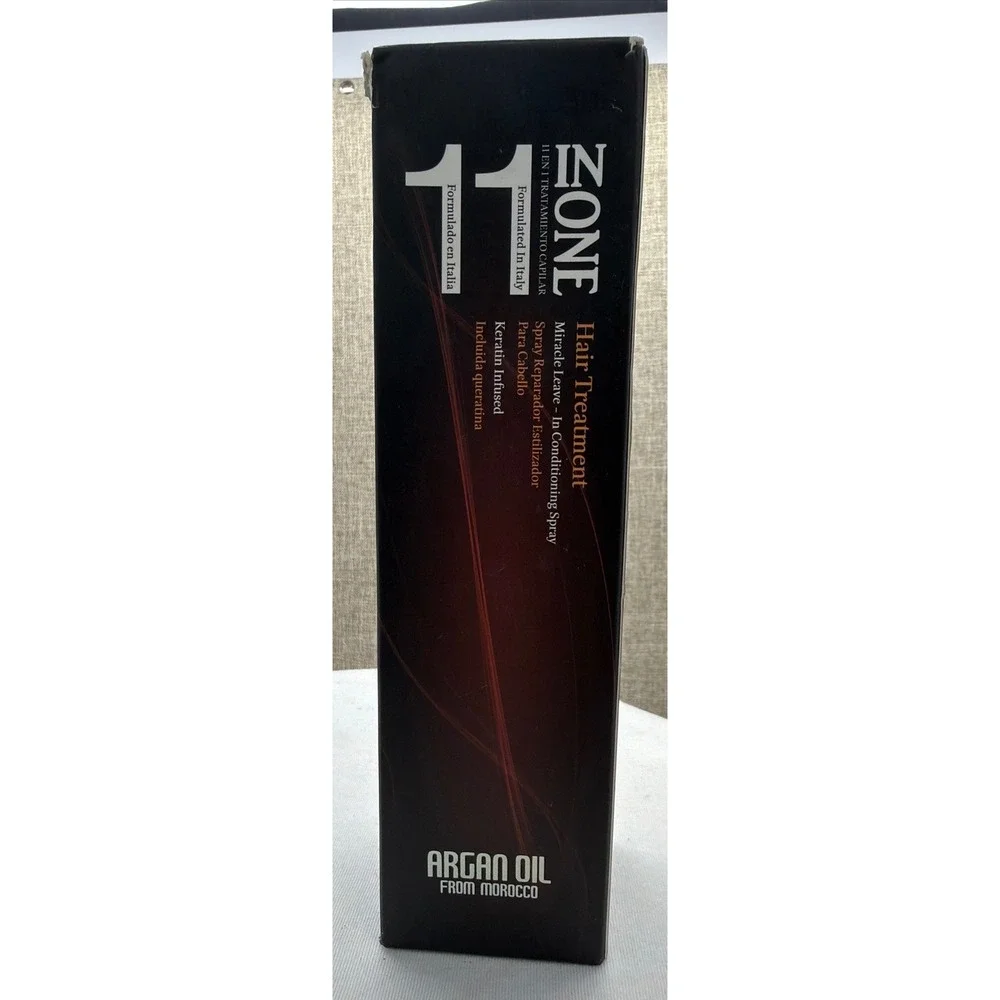 Zone 11 Hair Treatment Miracle Leave-In Conditioning Spray Argan Oil Keratin 2PK